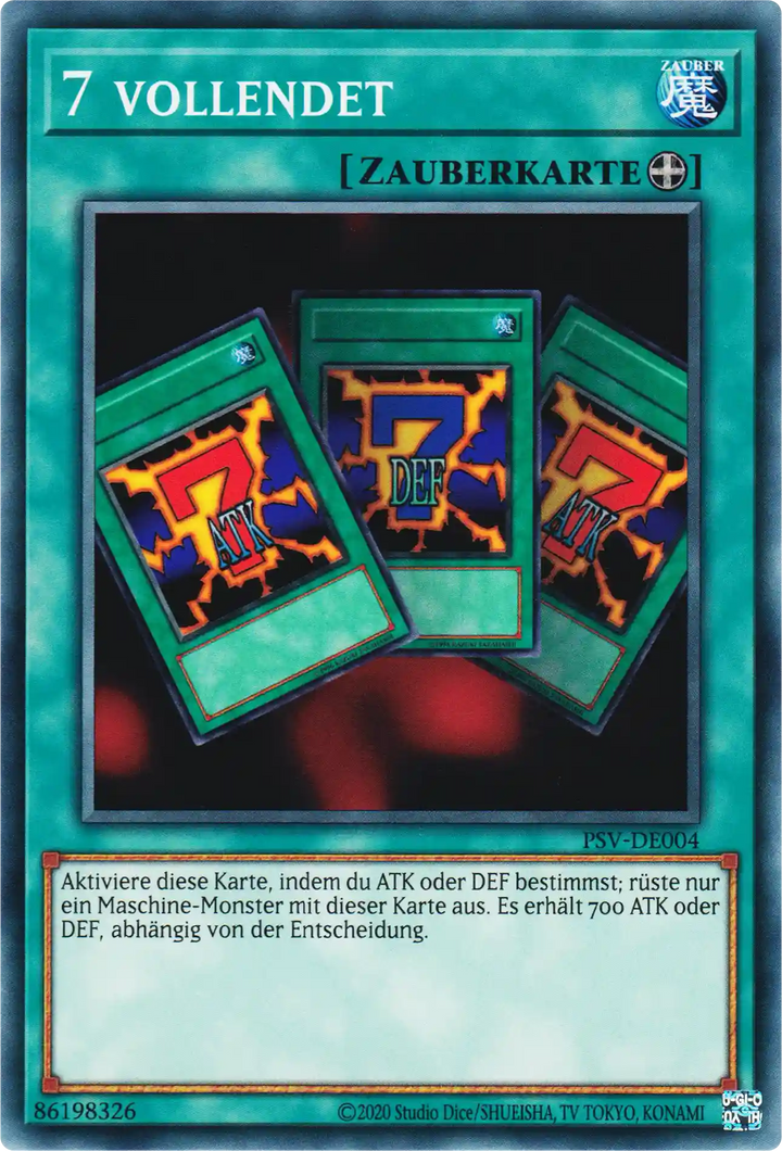 7 vollendet Yu-Gi-Oh! Karte PSV-DE004 Common