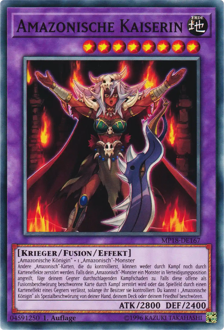 Amazonische Kaiserin Yu-Gi-Oh! Karte MP18-DE167 Common