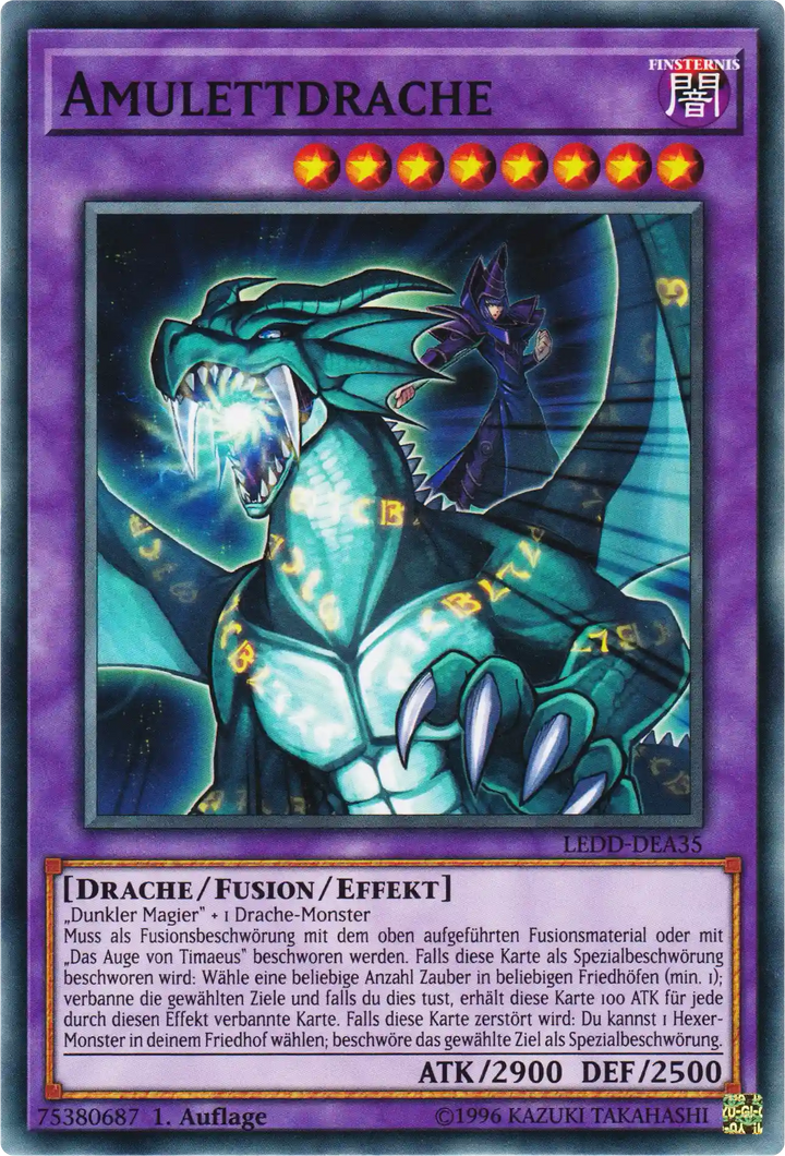 Amulettdrache Yu-Gi-Oh! Karte LEDD-DEA35 Common