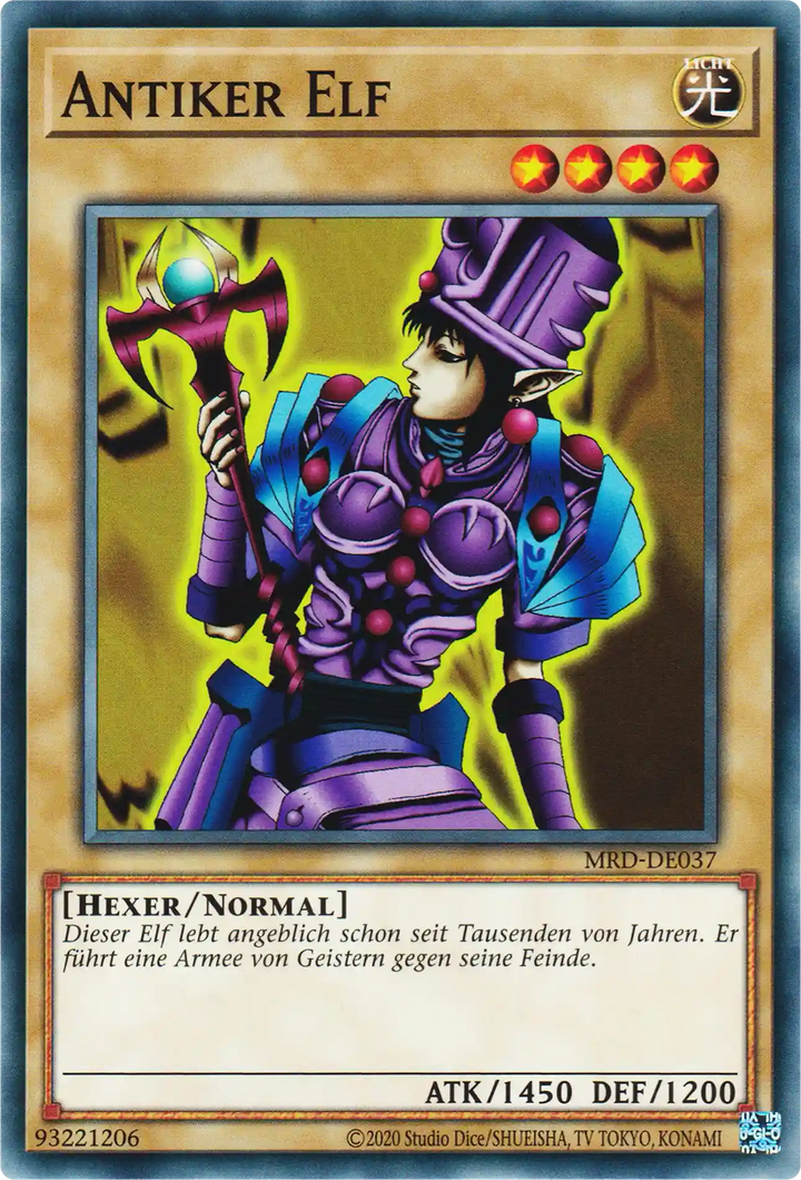Antiker Elf Yu-Gi-Oh! Karte MRD-DE037 Common