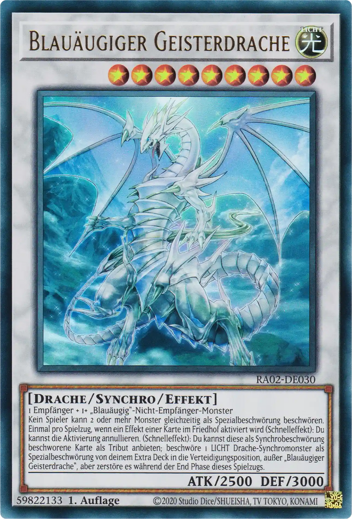 Blauäugiger Geisterdrache Yu-Gi-Oh! Karte RA02-DE030 Ultra Rare