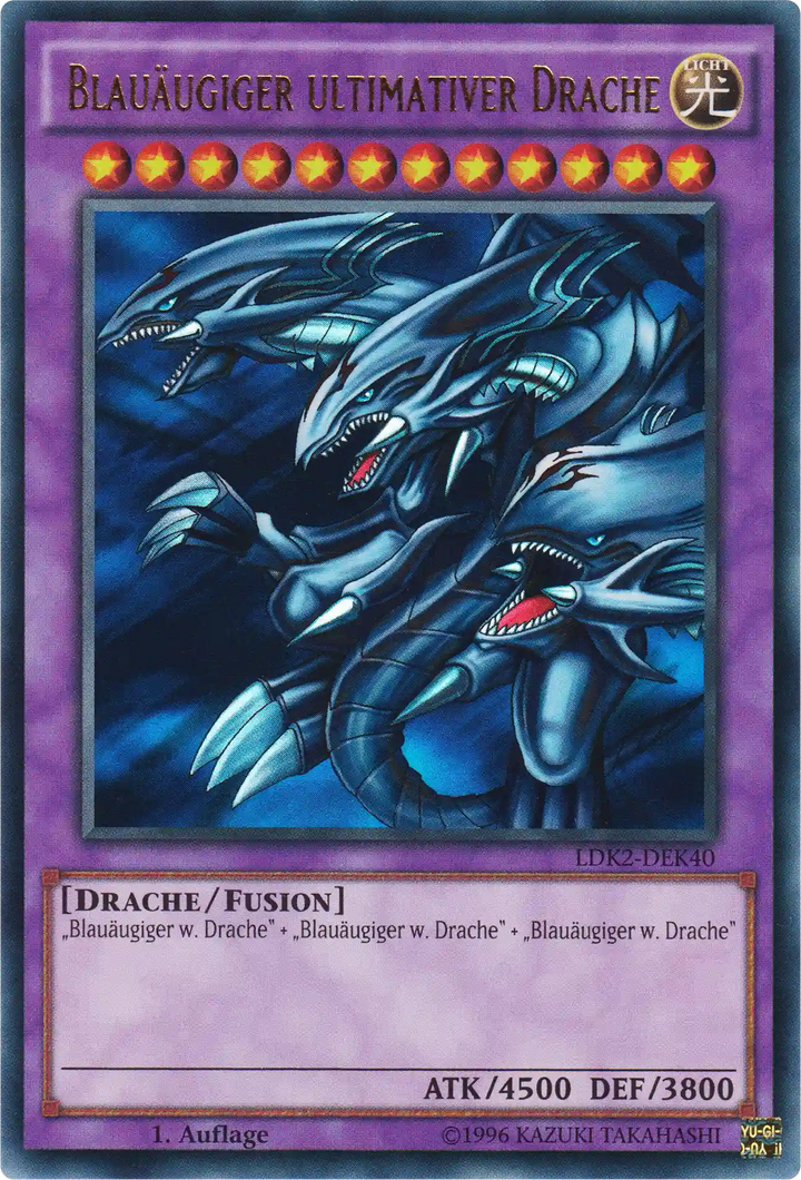 Blauäugiger ultimativer Drache Yu-Gi-Oh! Karte LDK2-DEK40 Ultra Rare