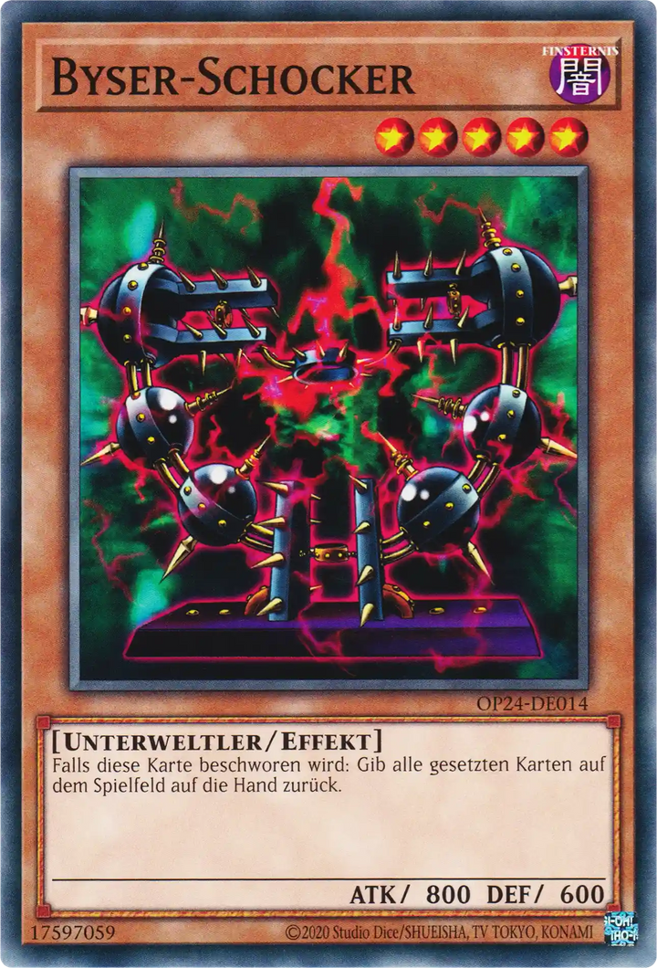 Byser-Schocker Yu-Gi-Oh! Karte OP24-DE014 Common