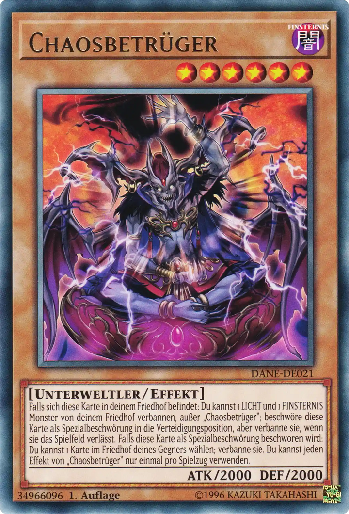 Chaosbetrüger Yu-Gi-Oh! Karte DANE-DE021 Rare