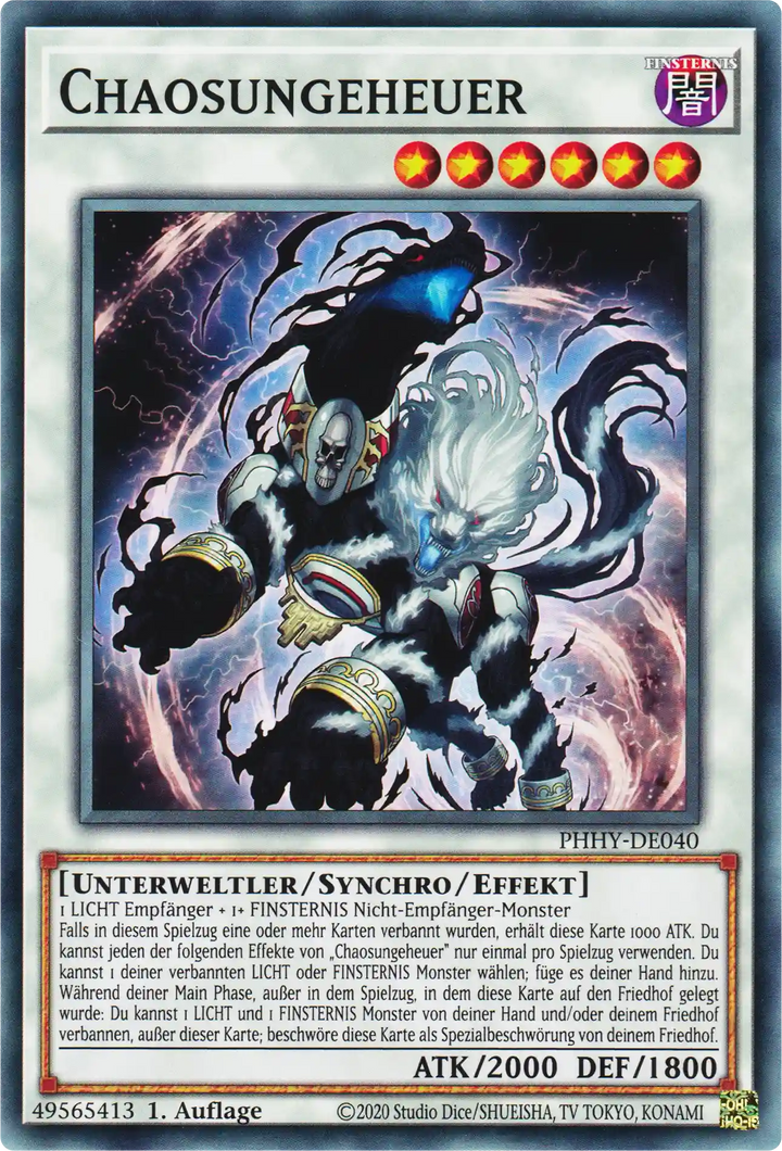 Chaosungeheuer Yu-Gi-Oh! Karte PHHY-DE040 Common