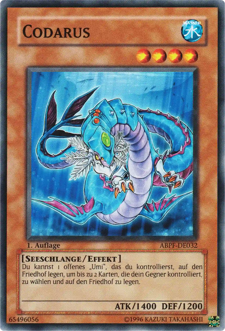 Codarus Yu-Gi-Oh! Karte ABPF-DE032 Common
