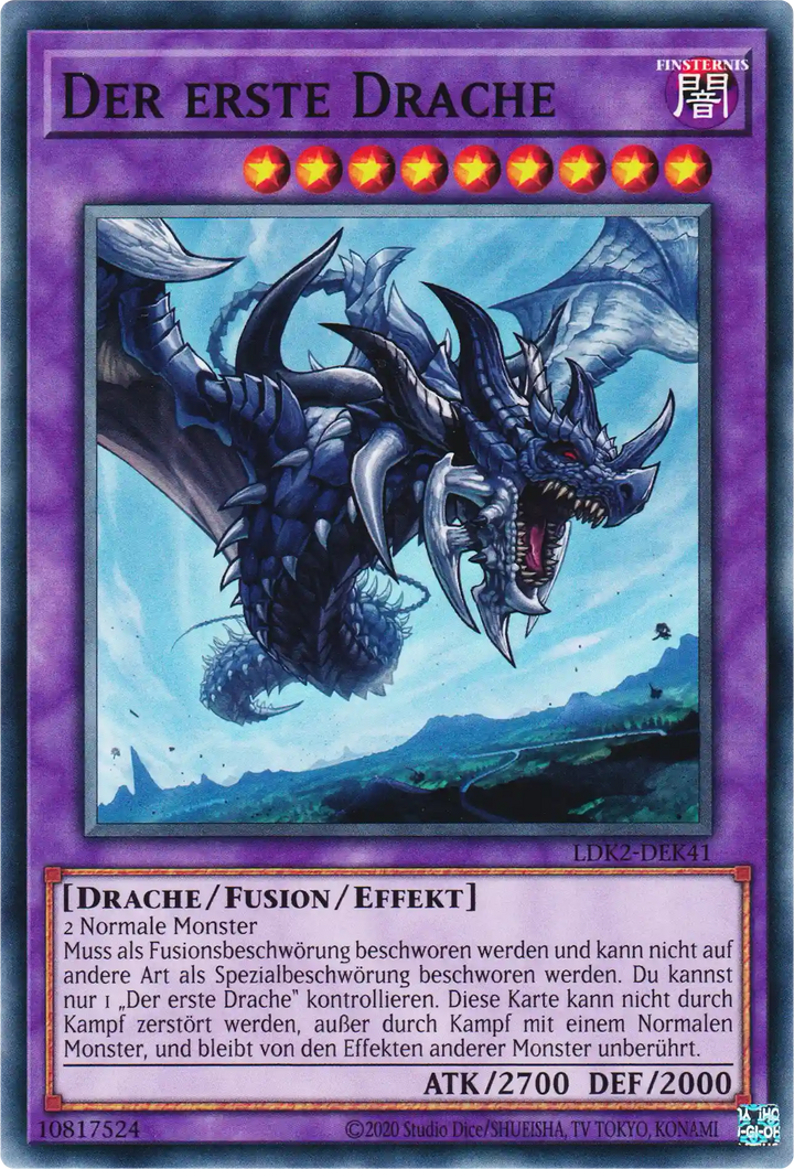 Der erste Drache Yu-Gi-Oh! Karte LDK2-DEK41 Common