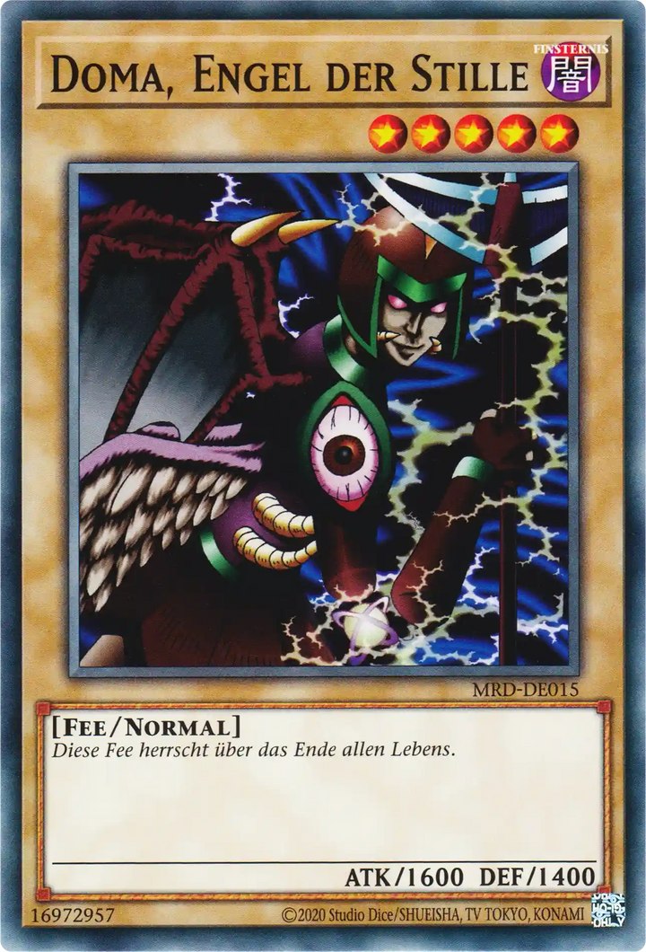 Doma, Engel der Stille Yu-Gi-Oh! Karte MRD-DE015 Common