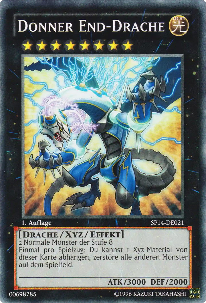 Donner End-Drache Yu-Gi-Oh! Karte SP14-DE021 Common