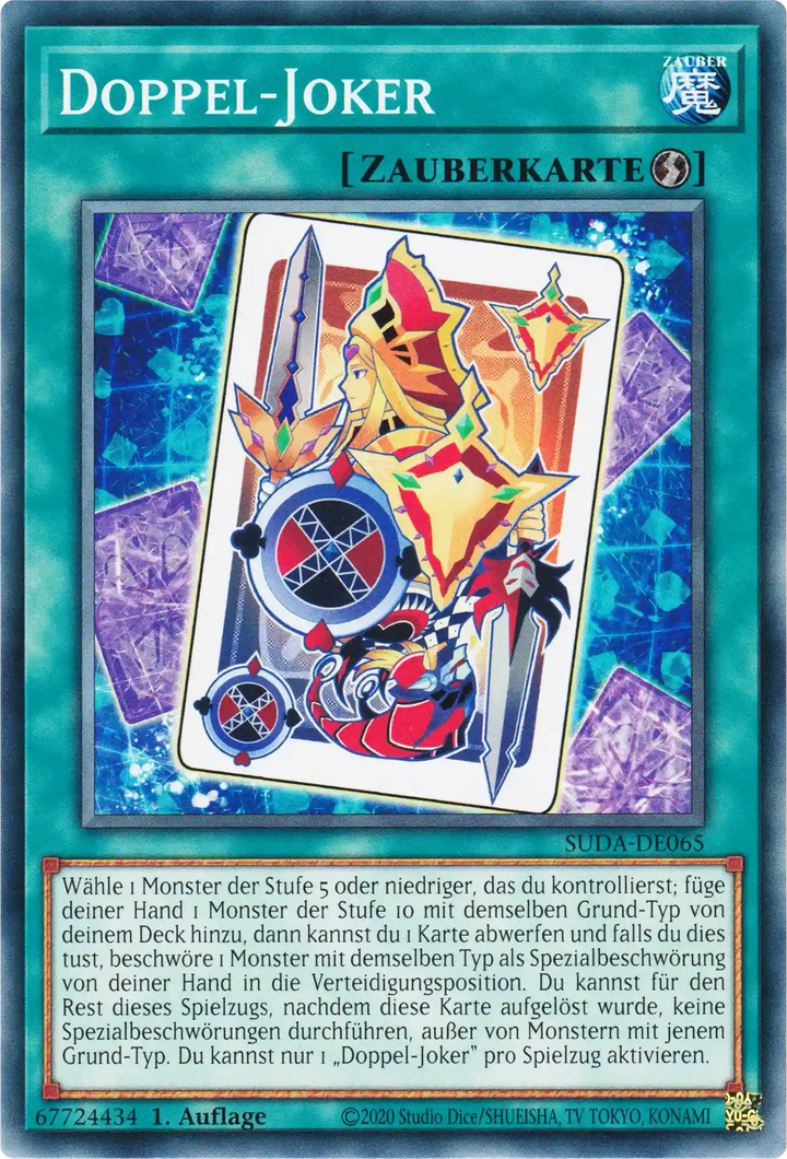 Doppel-Joker Yu-Gi-Oh! Karte SUDA-DE065 Common