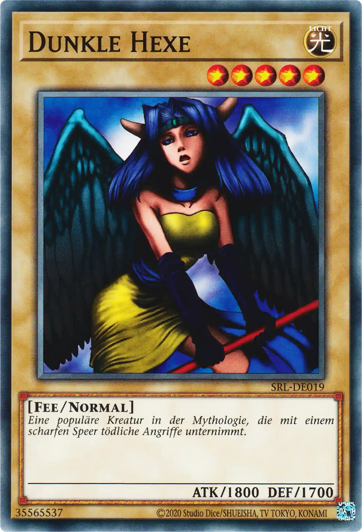 Dunkle Hexe Yu-Gi-Oh! Karte SRL-DE019 Common