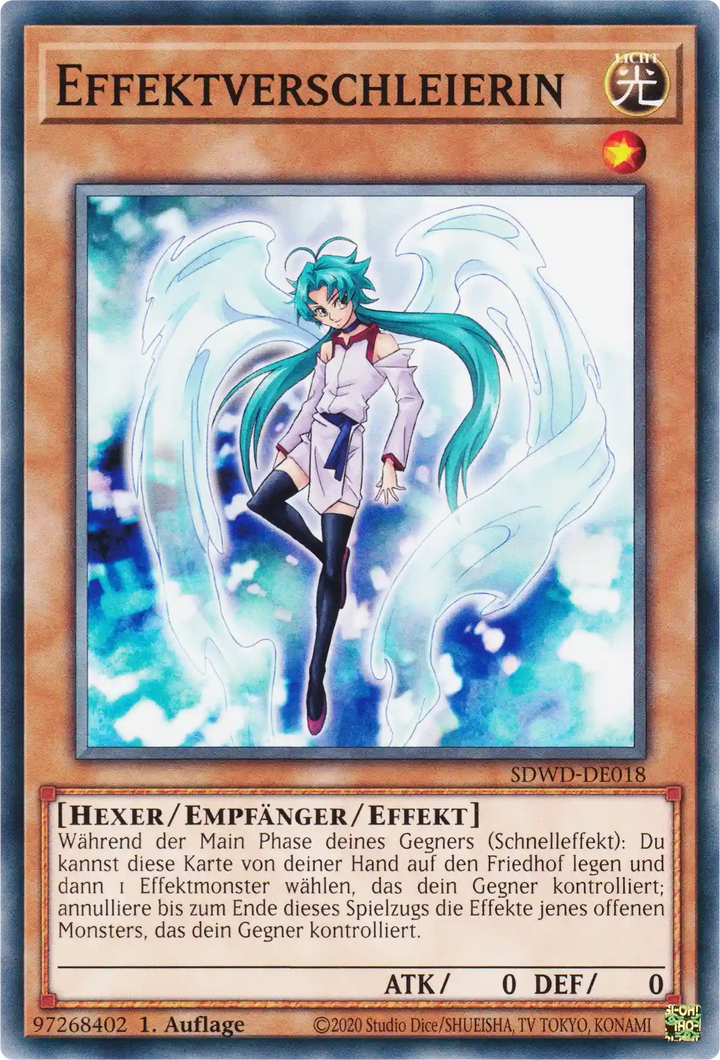 Effektverschleierin Yu-Gi-Oh! Karte SDWD-DE018 Common