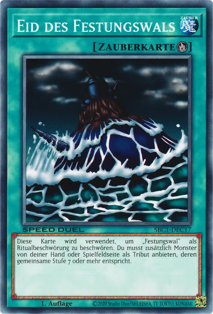 Eid des Festungswals Yu-Gi-Oh! Karte SBC1-DEC17 Common