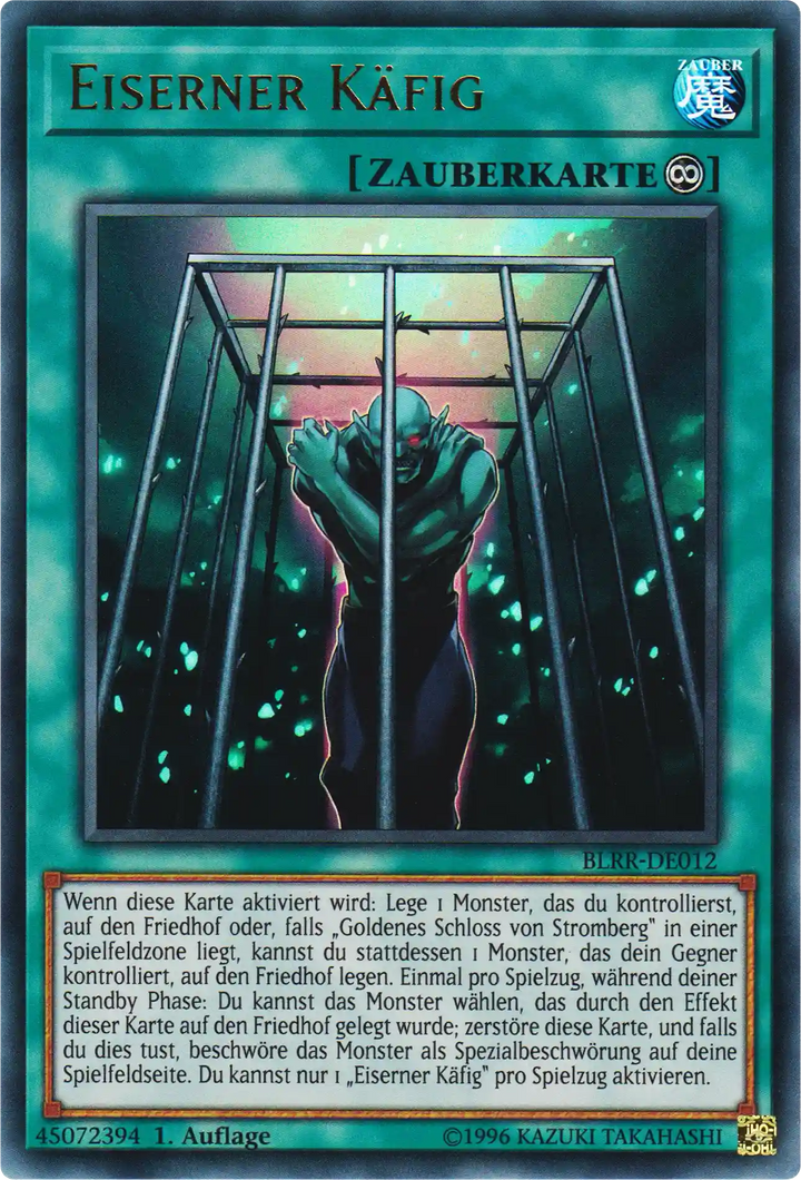 Eiserner Käfig Yu-Gi-Oh! Karte BLRR-DE012 Ultra Rare
