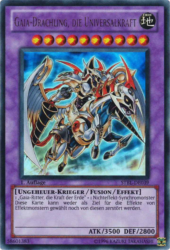 Gaia-Drachling, die Universalkraft Yu-Gi-Oh! Karte STBL-DE039 Ultra Rare