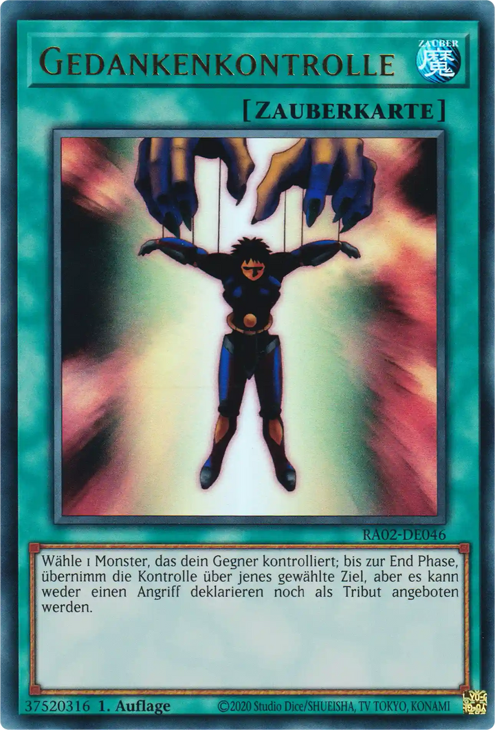 Gedankenkontrolle Yu-Gi-Oh! Karte RA02-DE046 Ultra Rare