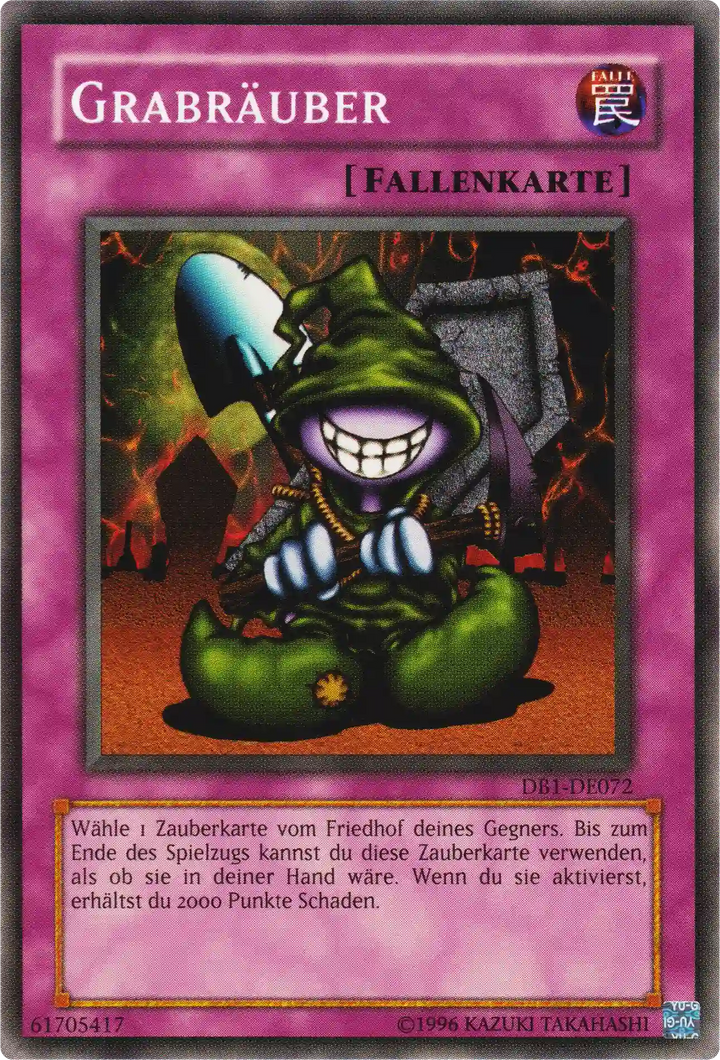 Grabräuber Yu-Gi-Oh! Karte DB1-DE072 Common