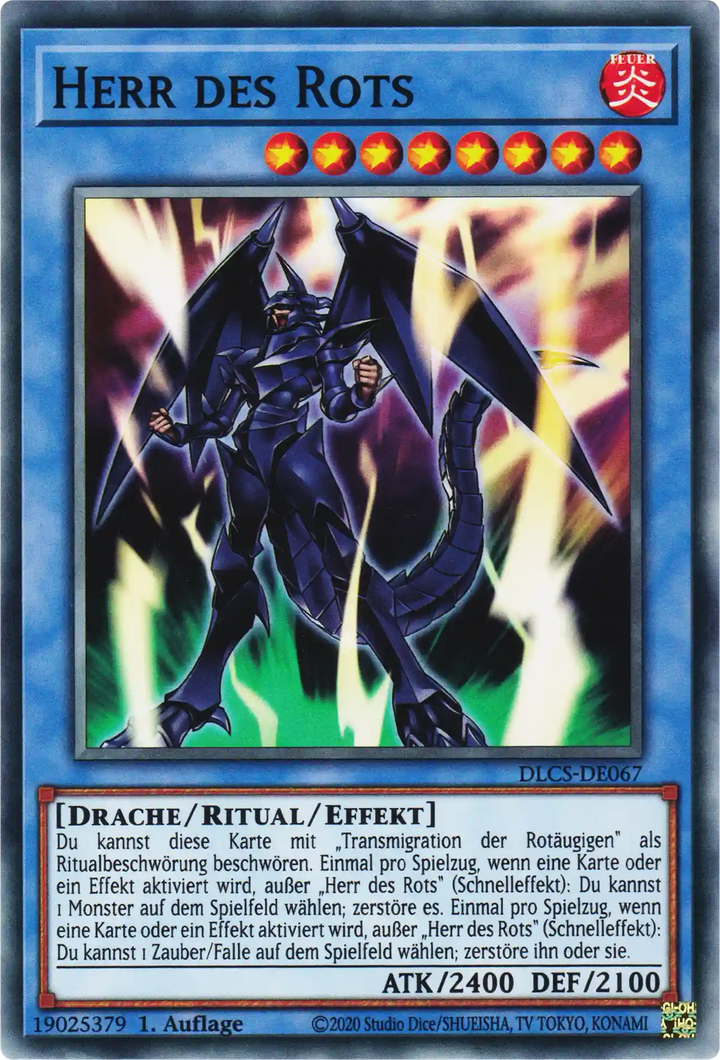Herr des Rots Yu-Gi-Oh! Karte DLCS-DE067 Common