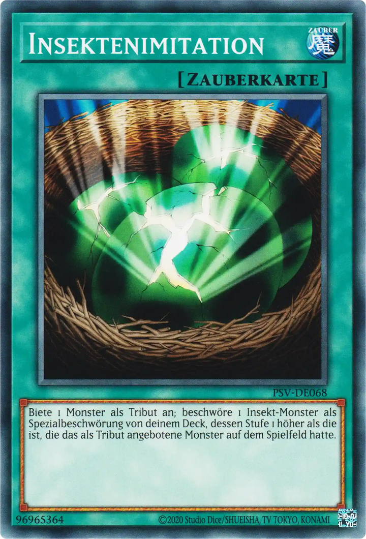 Insektenimitation Yu-Gi-Oh! Karte PSV-DE068 Common