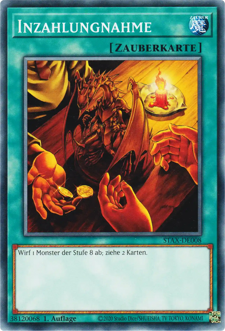 Inzahlungnahme Yu-Gi-Oh! Karte STAX-DE008 Common