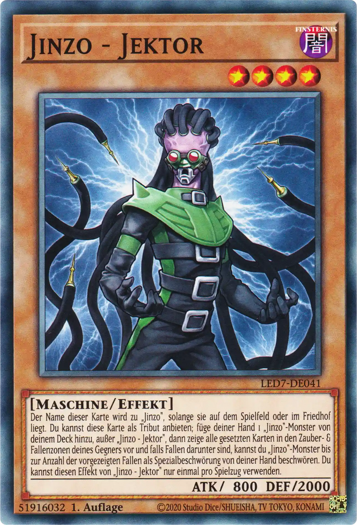 Jinzo - Jektor Yu-Gi-Oh! Karte LED7-DE041 Common