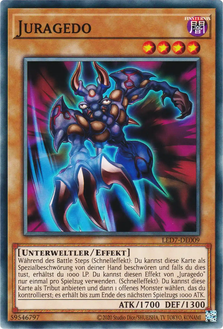 Juragedo Yu-Gi-Oh! Karte LED7-DE009 Common
