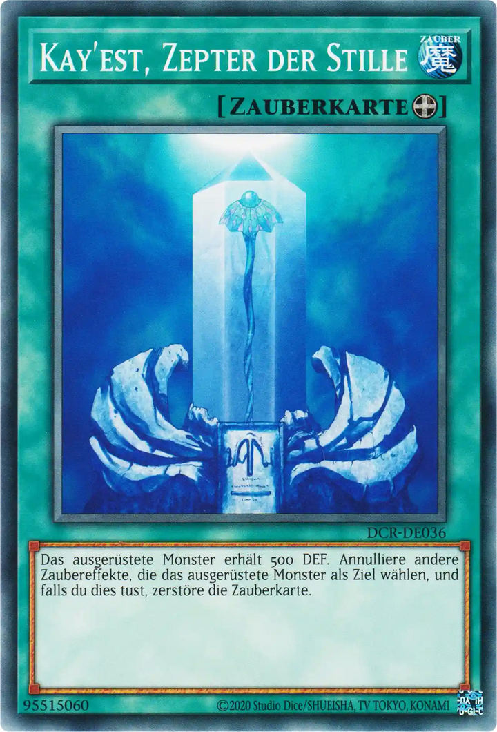 Kay'est, Zepter der Stille Yu-Gi-Oh! Karte DCR-DE036 Common