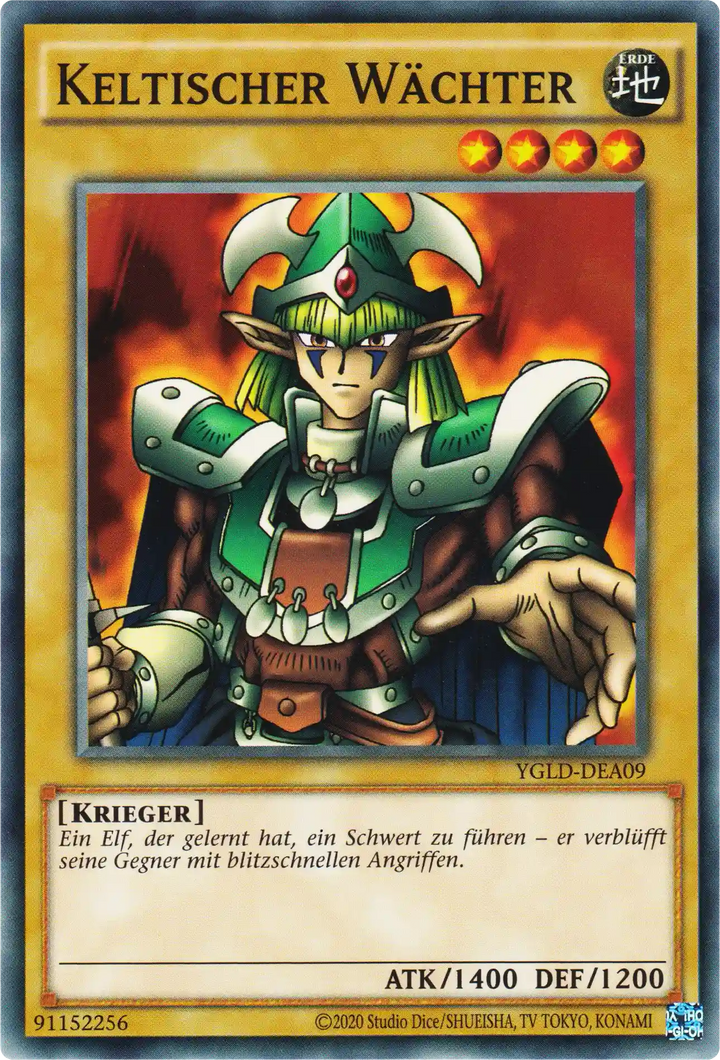 Keltischer Wächter Yu-Gi-Oh! Karte YGLD-DEA09 Common