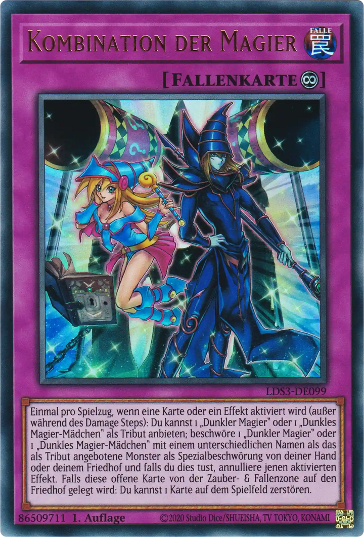 Kombination der Magier Yu-Gi-Oh! Karte LDS3-DE099 Ultra Rare