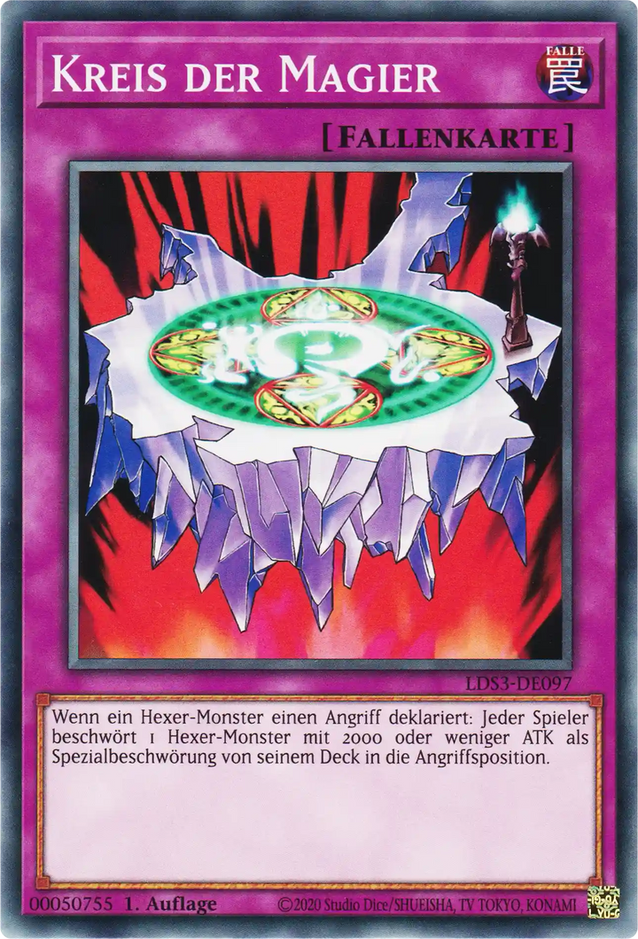 Kreis der Magier Yu-Gi-Oh! Karte LDS3-DE097 Common