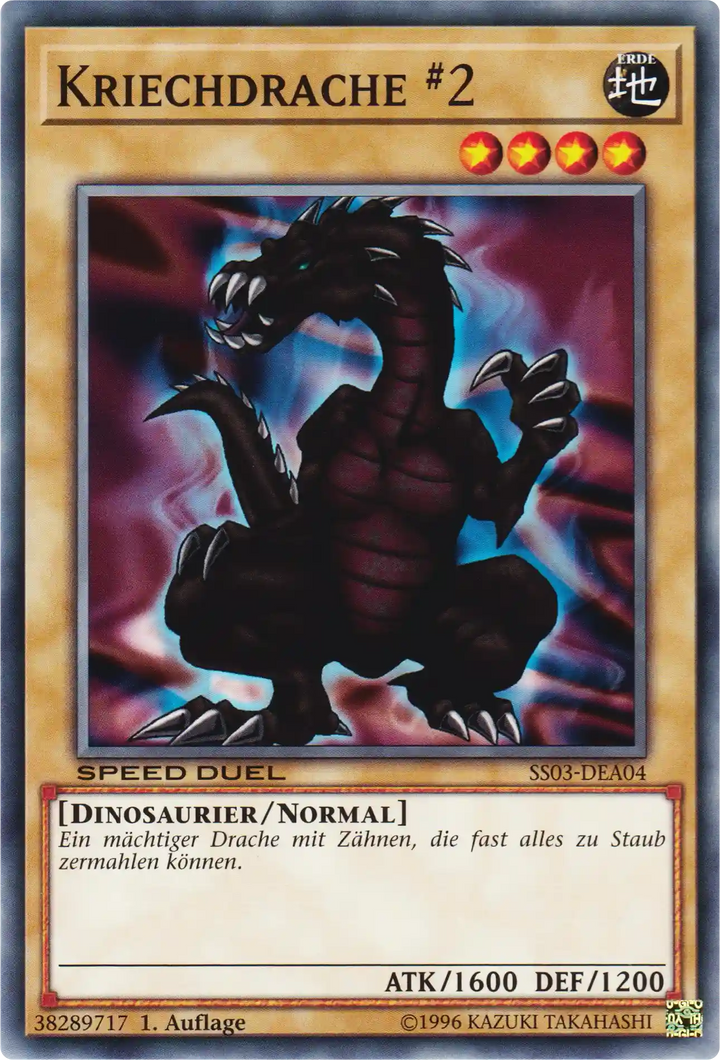 Kriechdrache #2 Yu-Gi-Oh! Karte SS03-DEA04 Common