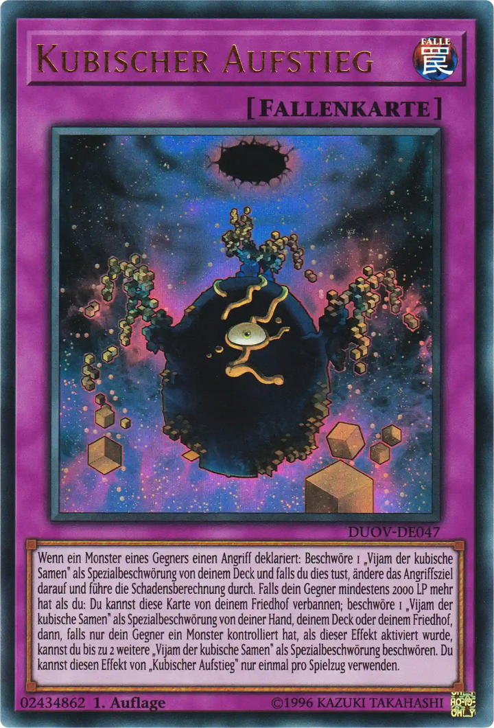 Kubischer Aufstieg Yu-Gi-Oh! Karte DUOV-DE047 Ultra Rare