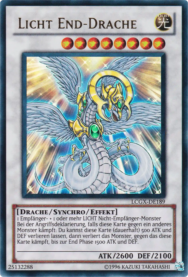 Licht End-Drache Yu-Gi-Oh! Karte LCGX-DE189 Ultra Rare