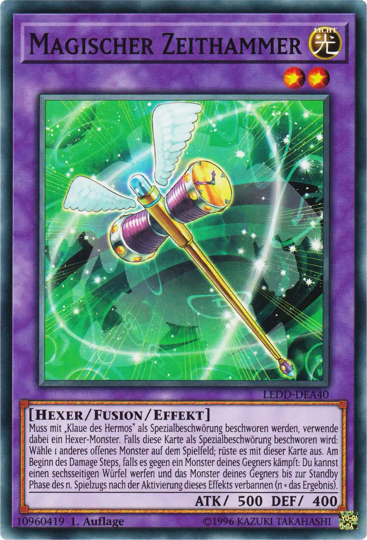 Magischer Zeithammer Yu-Gi-Oh! Karte LEDD-DEA40 Common