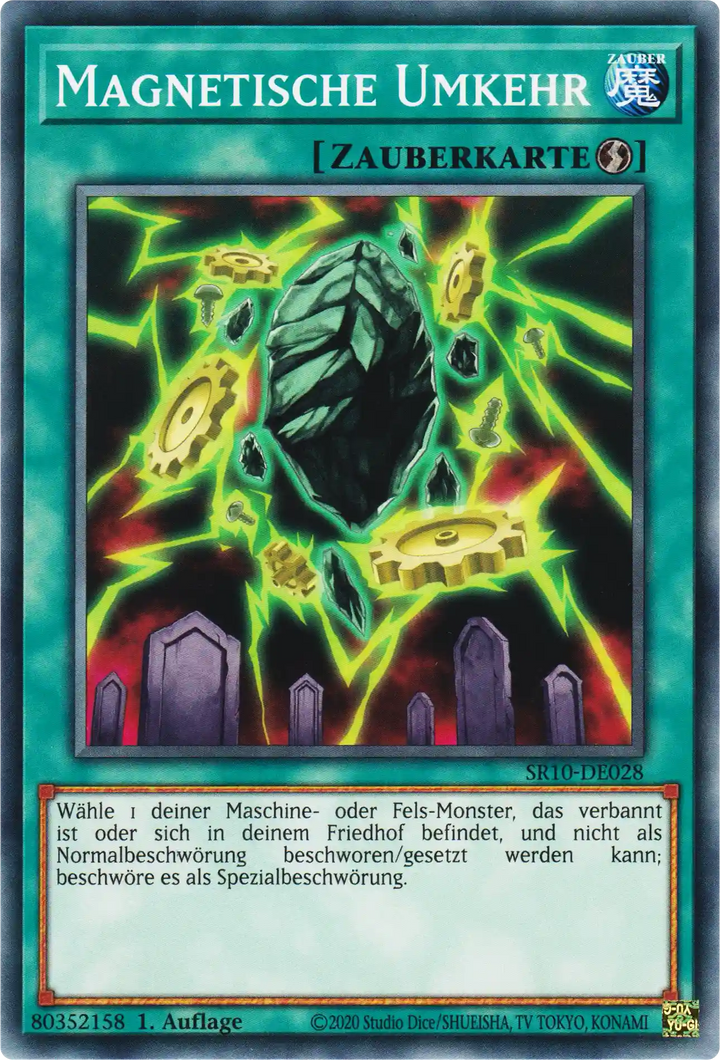 Magnetische Umkehr Yu-Gi-Oh! Karte SR10-DE028 Common