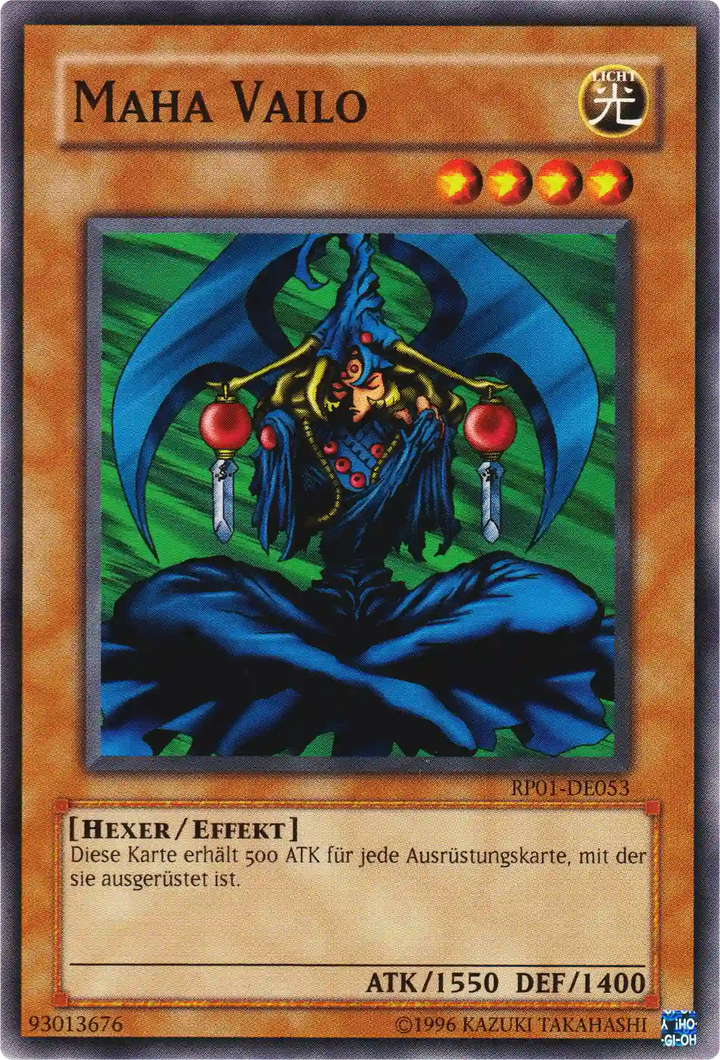 Maha Vailo Yu-Gi-Oh! Karte RP01-DE053 Common
