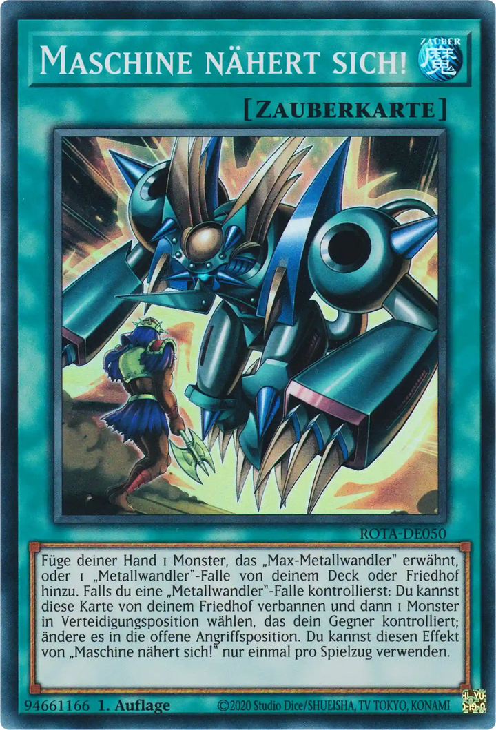 Maschine nähert sich! Yu-Gi-Oh! Karte ROTA-DE050 Super Rare