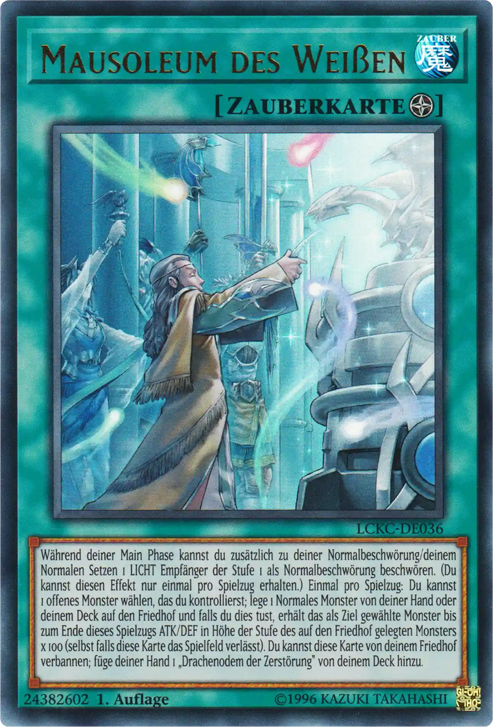 Mausoleum des Weißen Yu-Gi-Oh! Karte LCKC-DE036 Ultra Rare