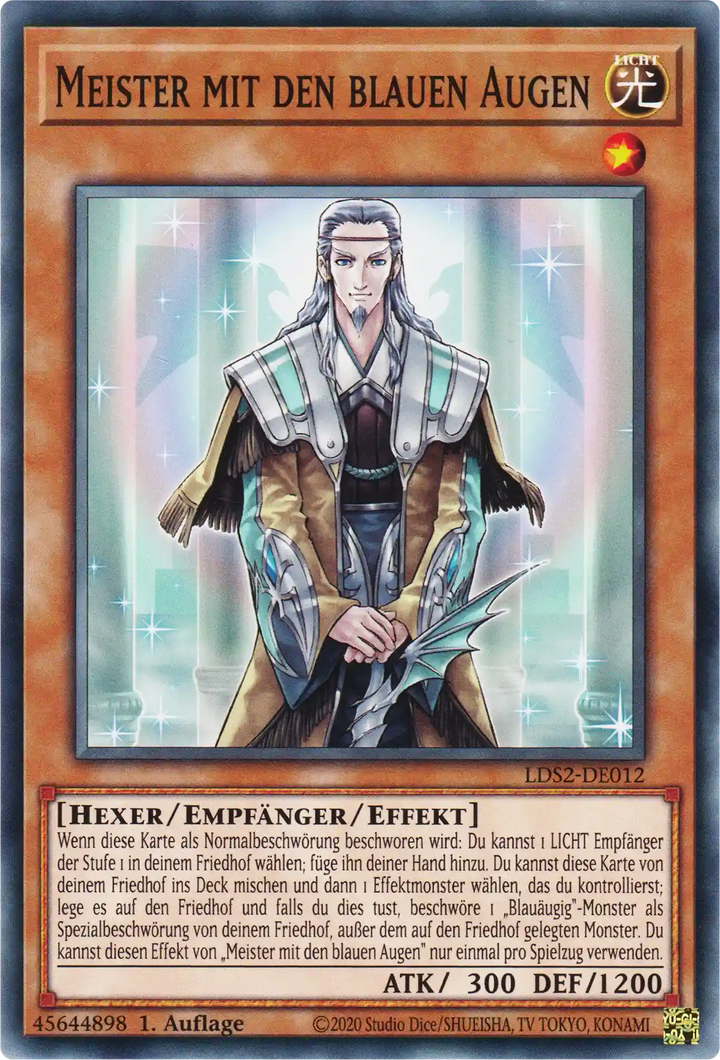 Meister mit den blauen Augen Yu-Gi-Oh! Karte LDS2-DE012 Common