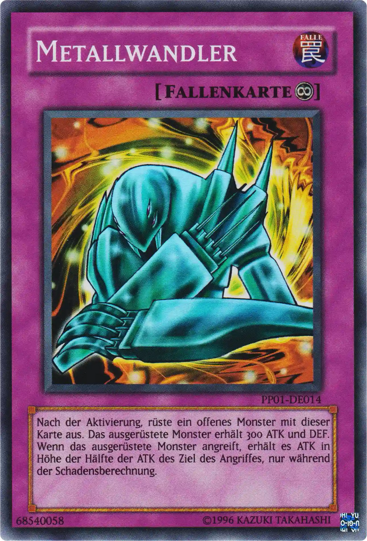 Metallwandler Yu-Gi-Oh! Karte PP01-DE014 Super Rare