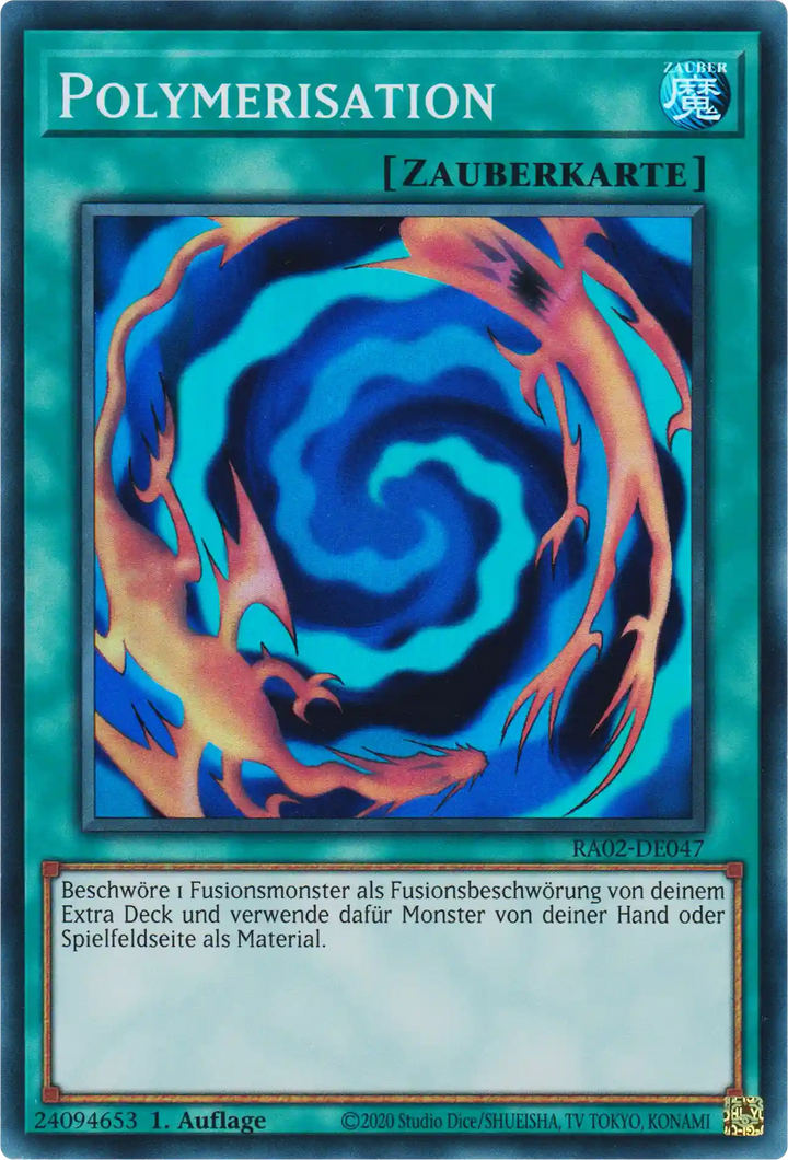 Polymerisation Yu-Gi-Oh! Karte RA02-DE047 Super Rare