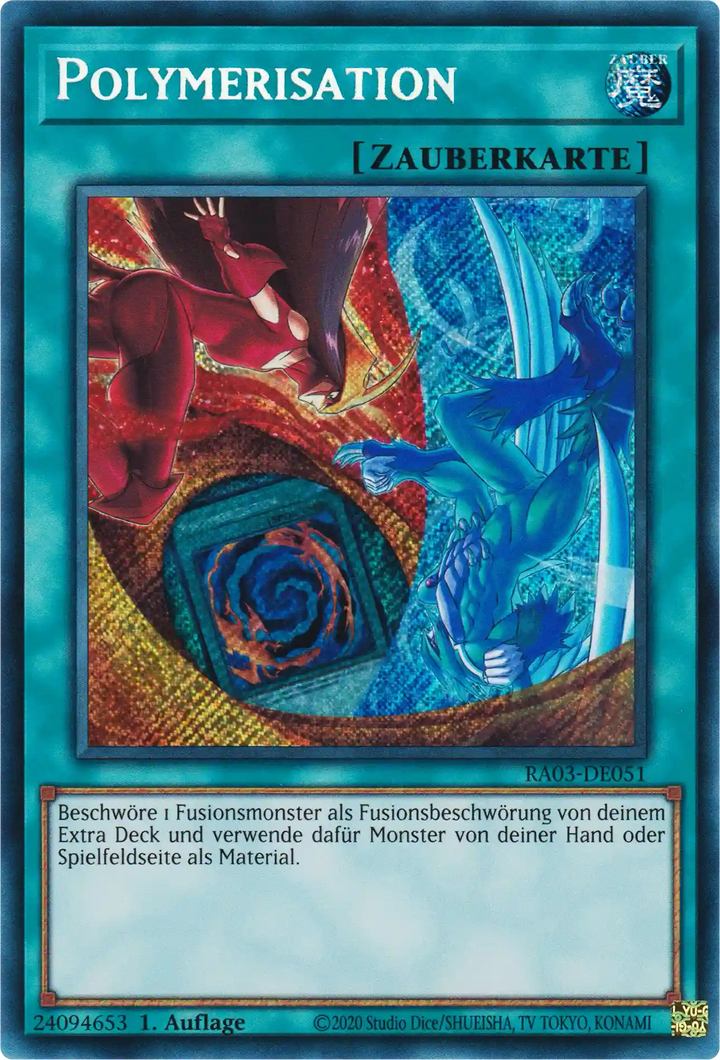 Polymerisation Yu-Gi-Oh! Karte RA03-DE051 Secret Rare