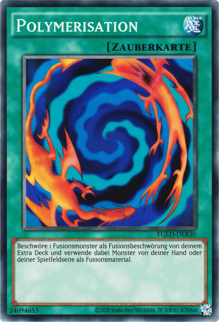 Polymerisation Yu-Gi-Oh! Karte YGLD-DEB30 Common