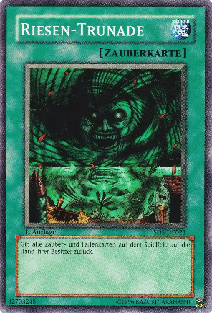 Riesen-Trunade Yu-Gi-Oh! Karte SD5-DE021 Common