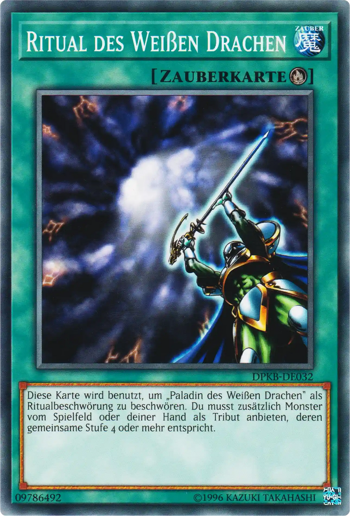 Ritual des Weißen Drachen Yu-Gi-Oh! Karte DPKB-DE032 Common