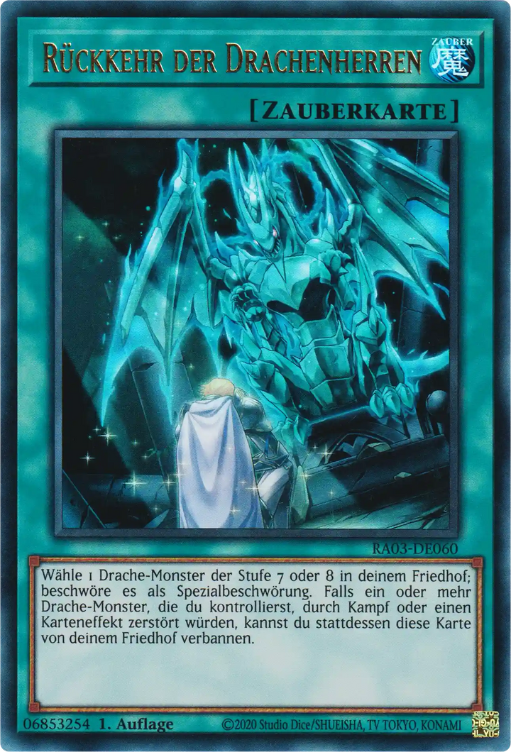 Rückkehr der Drachenherren Yu-Gi-Oh! Karte RA03-DE060 Ultra Rare