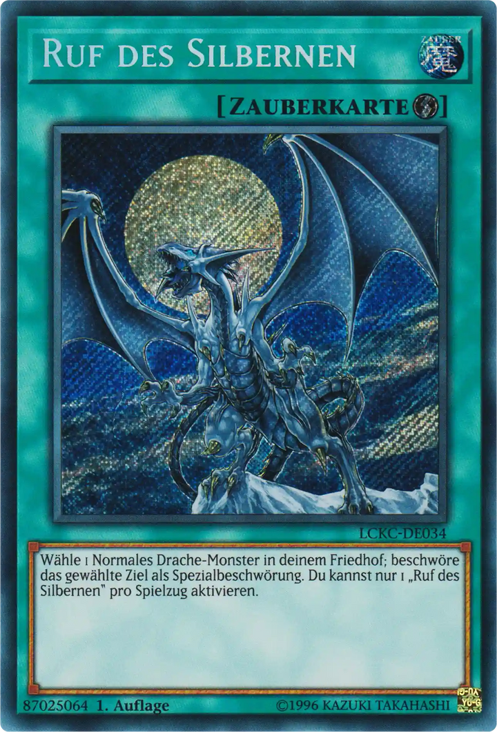 Ruf des Silbernen Yu-Gi-Oh! Karte LCKC-DE034 Secret Rare