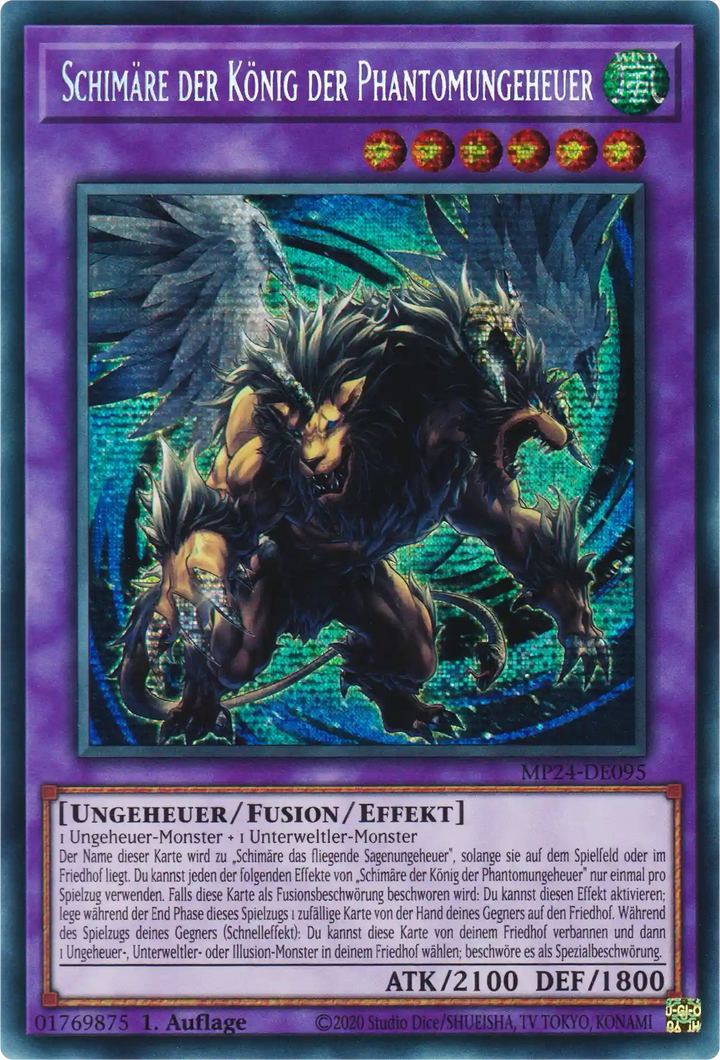 Schimäre der König der Phantomungeheuer Yu-Gi-Oh! Karte MP24-DE095 Secret Rare