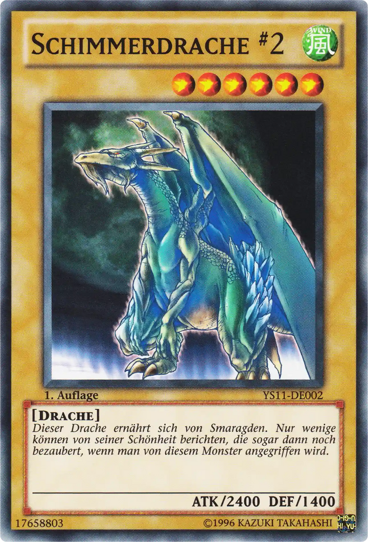 Schimmerdrache #2 Yu-Gi-Oh! Karte YS11-DE002 Common