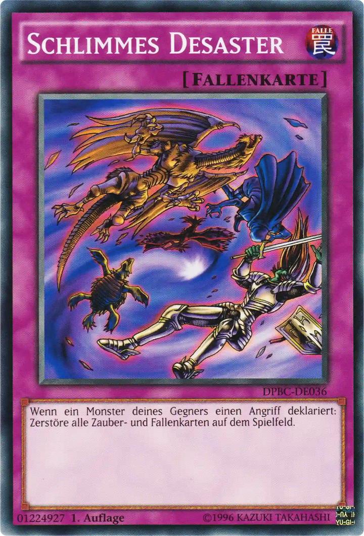Schlimmes Desaster Yu-Gi-Oh! Karte DPBC-DE036 Common